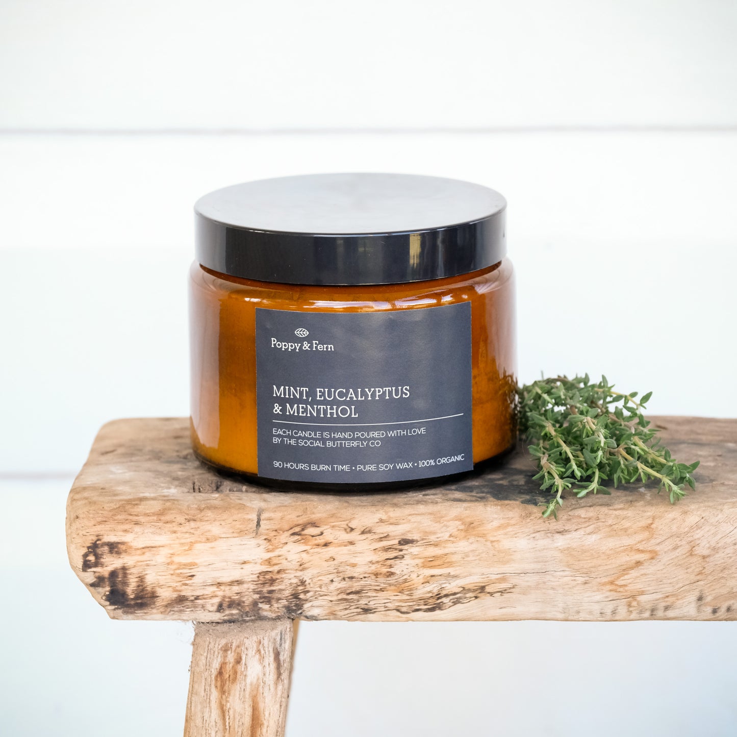 Candle - Mint, Eucalyptus and Menthol