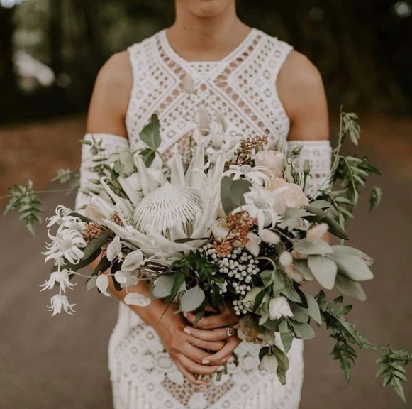 How much should I budget for wedding flowers?